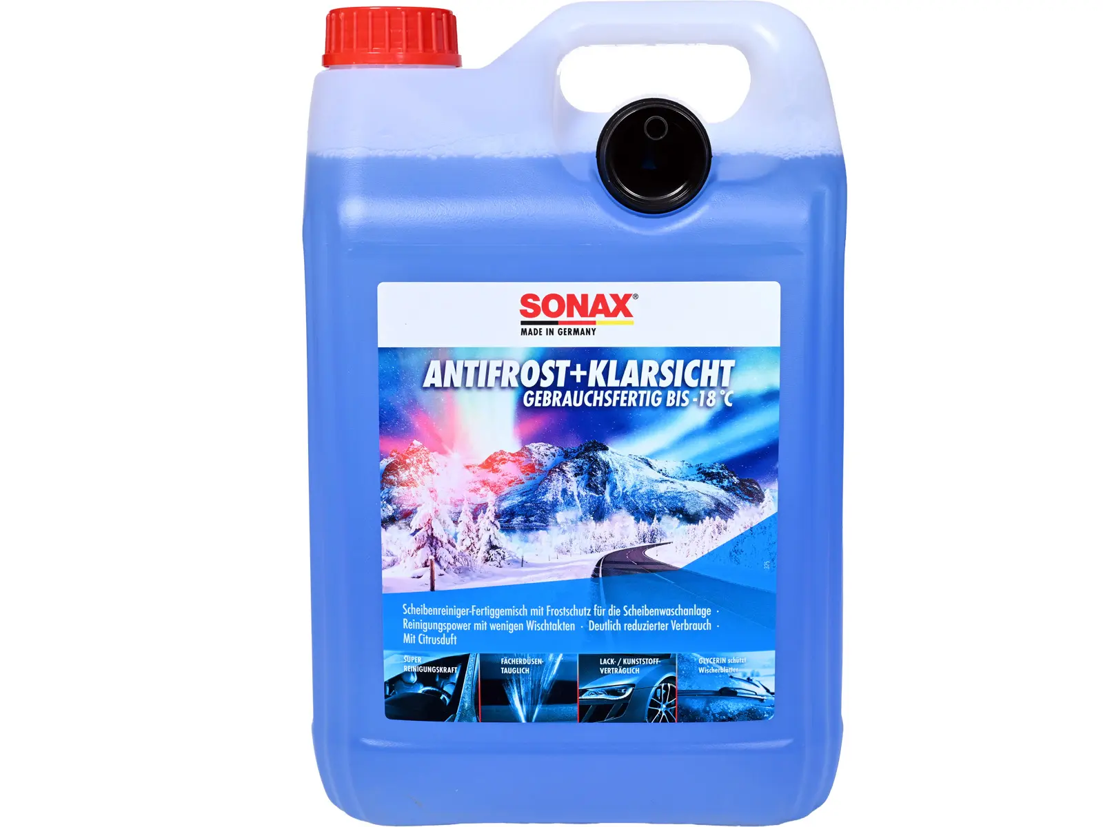 SONAX AntiFrost+KlarSicht 5 Ltr. bis -18Gr. VE4