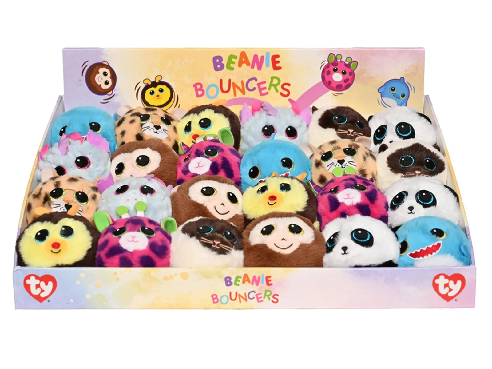 TY Bouncer im 24er Display, 3x8 Designs